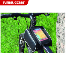 Saco de bicicleta à prova d&#39;água Saco de armação de bicicleta com bolso de telefone (ESC-BB001)